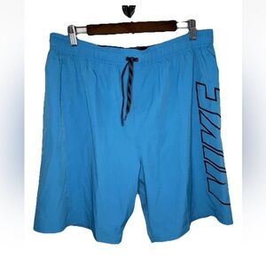 Nike Swim Men's 9 Inch Volley Swim Shorts Light Blue Fury Size XL NWT